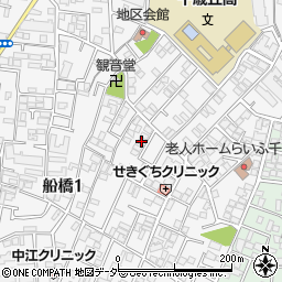 東京都世田谷区船橋1丁目18-16周辺の地図