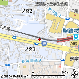 三井のリハウス　聖蹟桜ヶ丘店周辺の地図