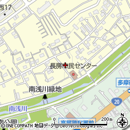 東京都八王子市長房町506-16周辺の地図