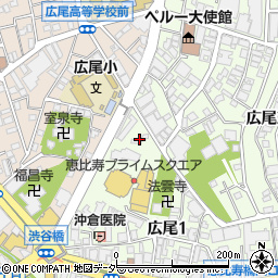 日本郵政宿舎周辺の地図