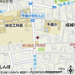 ココカラファイン薬局成城通り店周辺の地図