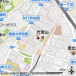 東京都渋谷区代官山町周辺の地図