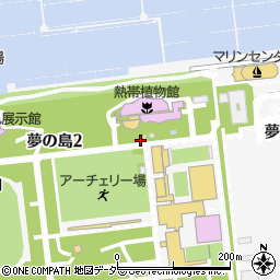 東京都江東区夢の島周辺の地図