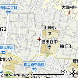 東京都世田谷区梅丘2丁目13-24周辺の地図