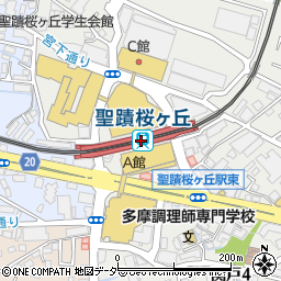 コミュニティ・ストアＫ－ＳＨＯＰ聖蹟桜ヶ丘店周辺の地図