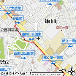 東京都渋谷区鉢山町14周辺の地図