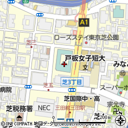 ホテルザセレスティン東京芝周辺の地図