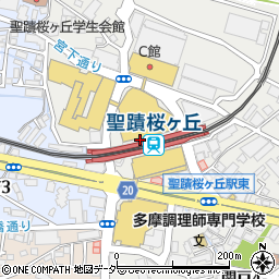 ベーカリー＆カフェ ルパ 桜ヶ丘店周辺の地図