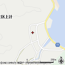 兵庫県美方郡香美町香住区上計1154-1周辺の地図