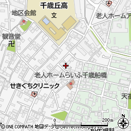 東京都世田谷区船橋3丁目3-6周辺の地図