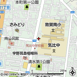 暁産業株式会社敦賀営業所周辺の地図