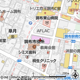 調布市文化会館たづくり周辺の地図