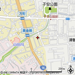 東京都八王子市万町61周辺の地図