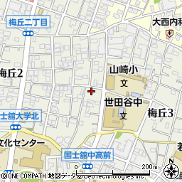 東京都世田谷区梅丘2丁目13-21周辺の地図