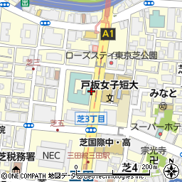 ホテルザセレスティン﻿東京芝周辺の地図