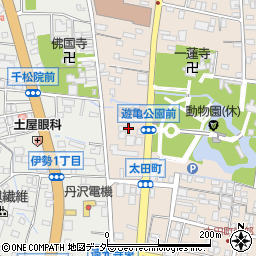つり具の加賀美太田町店周辺の地図
