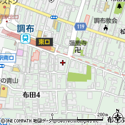 藍澤證券株式会社調布支店周辺の地図