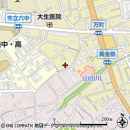 東京都八王子市万町72周辺の地図