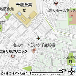 東京都世田谷区船橋3丁目3-14周辺の地図