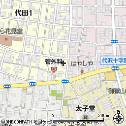 ファミール代田周辺の地図