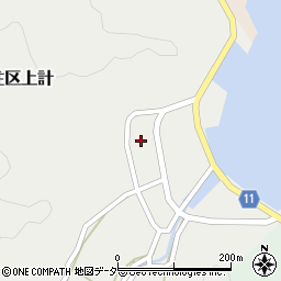 兵庫県美方郡香美町香住区上計1153周辺の地図