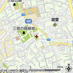 田村学園三宿さくら幼稚園周辺の地図