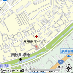 東京都八王子市長房町502周辺の地図
