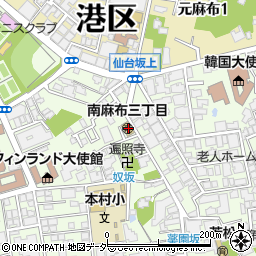 東京都港区南麻布3丁目5-15周辺の地図