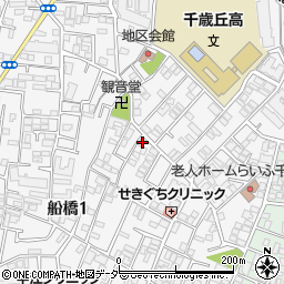 東京都世田谷区船橋1丁目18-12周辺の地図