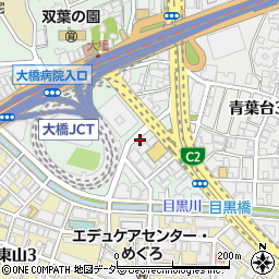 パークジャパン大橋第４駐車場周辺の地図