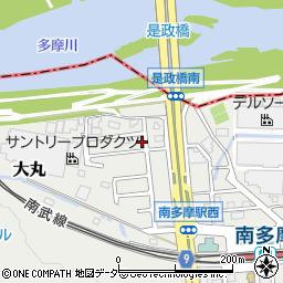東京都稲城市大丸1395周辺の地図