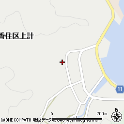 兵庫県美方郡香美町香住区上計1169周辺の地図