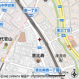 恵比寿行政書士事務所周辺の地図