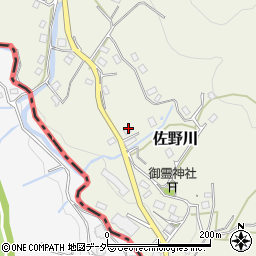 神奈川県相模原市緑区佐野川3333周辺の地図
