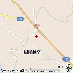 岐阜県本巣市根尾越卒324周辺の地図