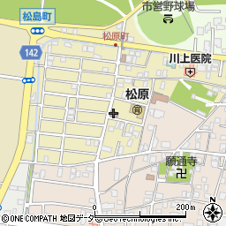 松原町会館周辺の地図