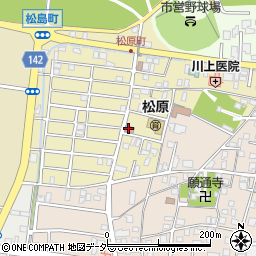 松原町会館周辺の地図