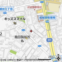 釜寅　祖師谷店周辺の地図