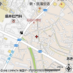 岡田美容院周辺の地図