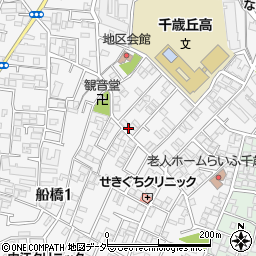 東京都世田谷区船橋3丁目9-2周辺の地図