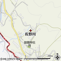 神奈川県相模原市緑区佐野川3135周辺の地図