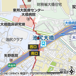 東京靴流通センター　池尻大橋店周辺の地図