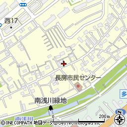 東京都八王子市長房町509周辺の地図