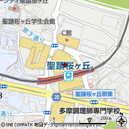 みずほ銀行京王聖蹟桜ヶ丘ショッピングセンター ＡＴＭ周辺の地図
