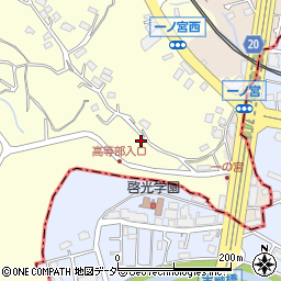 東京都日野市百草370周辺の地図