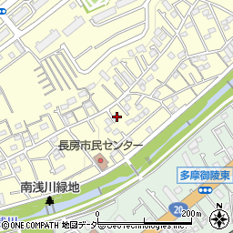 東京都八王子市長房町493周辺の地図