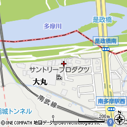 東京都稲城市大丸2285-81周辺の地図