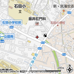 若尾忠男商店上石田工場周辺の地図