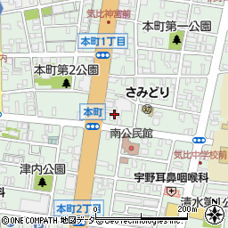 福井県敦賀市本町周辺の地図