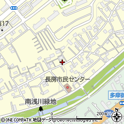 東京都八王子市長房町501-4周辺の地図